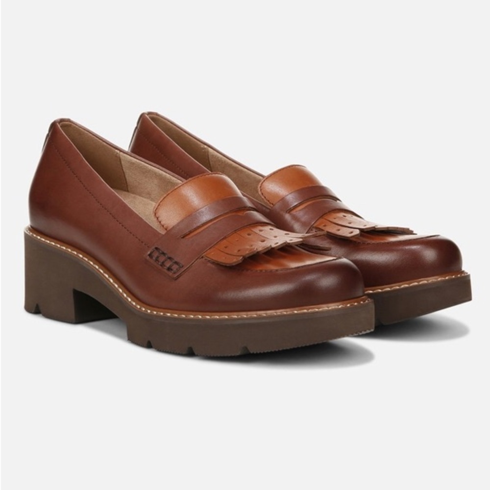 Brown Darcy loafers from Naturalizer, size 9.